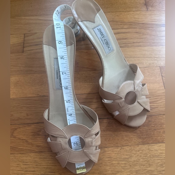 Jimmy Choo tan VTG kitten heel - Picture 8 of 9